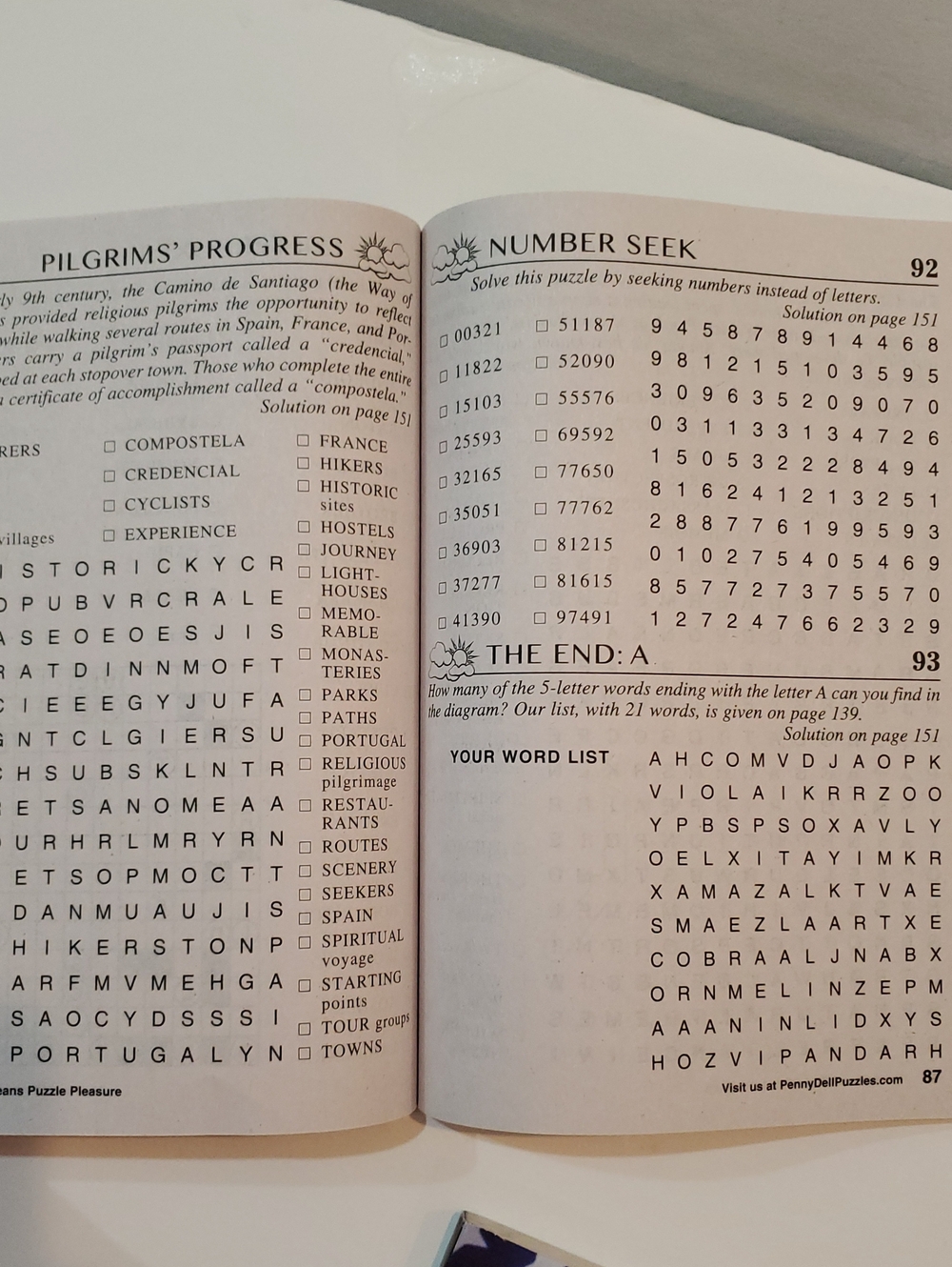 New Word Seeks Books Lot Of 4 Word Search Puzzles Number Search Wheel Of Fortune - Picture 13 of 15